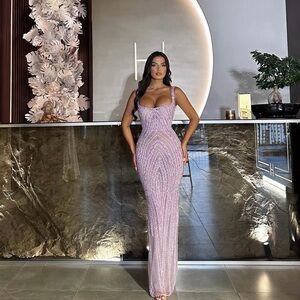 Hana official embellished dress